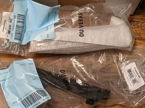 DuVerre Wave Pull DVWA03-AB Drawer Cabinet Handle, 2 Pieces, New In Box! - Picture 3 of 5