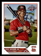 2023 Topps Pro Debut #PD-36 Eric Brown Jr. Card Carolina Mudcats