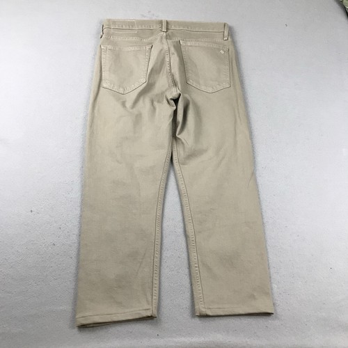 Rag & Bone Pants Mens 32X25 Brown Organic Cotton Fit 2 Slim - Picture 7 of 14