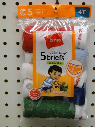 5pr Toddler Boys' Hanes Color Briefs Underwear Size 2T-3T - Picture 4 of 4