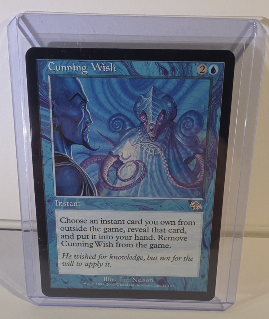 Cunning Wish (2002) Judgment 37/143 Magic The Gathering MTG Regular LP