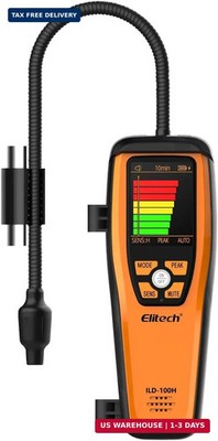 Elitech HVAC Refrigerant Leak Detector Heated Diode Sensor Halogen Freon Sniffer