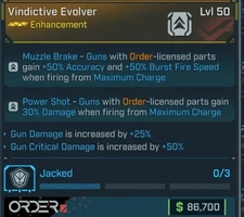 Borderlands 4 Legendary Enahancement Vindictive Evolver OrderPS5/XBOX/PC