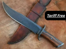 Custom Handmade Wood Handle Tool Steel Full Tang Hunting Survival Bowie Knife