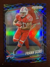 2025 Panini Prizm - Frank Gore Black And Blue Checkerboard SSP