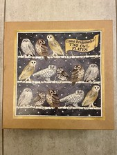 Rare Vintage Emma Bridgewater Owl Plate Set