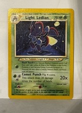 Light Ledian 24/105 Neo Destiny Pokemon Vintage NM Near Mint Fast Shipping
