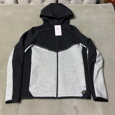 Nike Sportswear Tech Fleece Windrunner Hoodie Mens Small Black Gray Colorblock 2