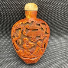 古董原创骨釉古董中国鼻烟壶| eBay