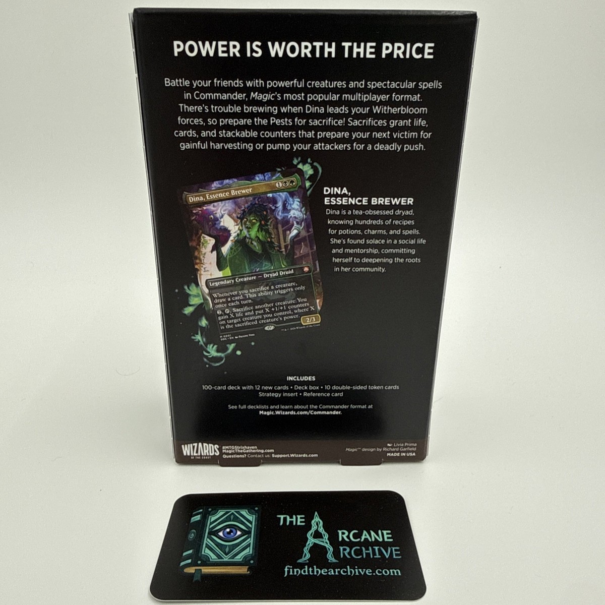 MTG Witherbloom Pestilence English 英語版 Witherbloom Pestilence Commander Deck Secrets of Strixhaven Sealed