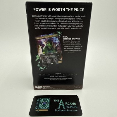 Witherbloom Pestilence Commander Deck Secrets of Strixhaven Sealed