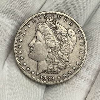 1889 CC Morgan Dollar $1 CARSON CITY 90% Silver One US Coin KEY DATE WOW!