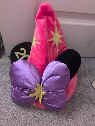 Minnie Mouse Fantasia Ears Hat Ltd Edition For Disneyland Paris 20th Anniversary