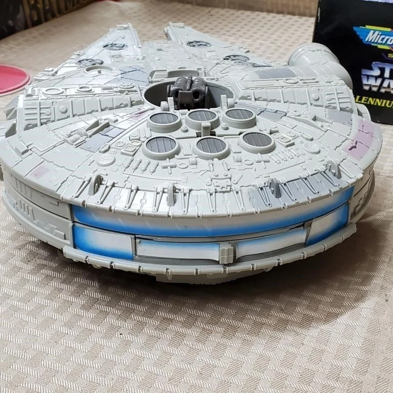 老式星球大战微型机器 Millennium Falcon Galoob 玩具套件 1995 — 第 4/4 张图片