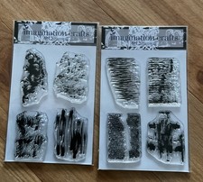 2 Imagination Crafts ART STAMPS IC-ST Clear Polymer abstract background new