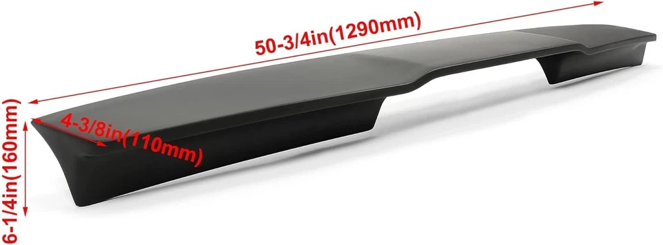 Alerón de techo trasero de cabina compatible con Ford F1 2015 2016 2017 2018 2019 2020 Foto 3 de 4