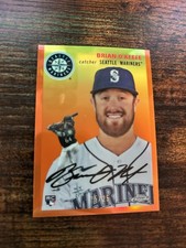 Brian O’Keefe 2023 Topps Chrome Anniversary Orange RC #d 25/25 - Mariners #140