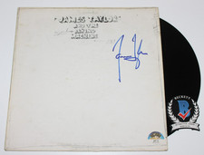 JAMES TAYLOR SIGNED & THE ORIGINAL FLYING MACHINE ALBUM VINYL BECKETT BAS COA