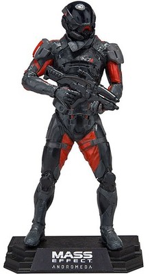 Mass Effect Andromeda Color Tops Green Wave Scott Ryder Action Figure #21