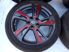 18" Zoll Alufelge NISSAN JUKE F15 40300-BV80B 7Jx18 ET47 5x114,3 Schwarz Rot