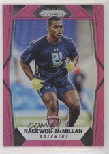 2017 Panini Prizm Rookies Pink Prizm Raekwon McMillan #296 7fr
