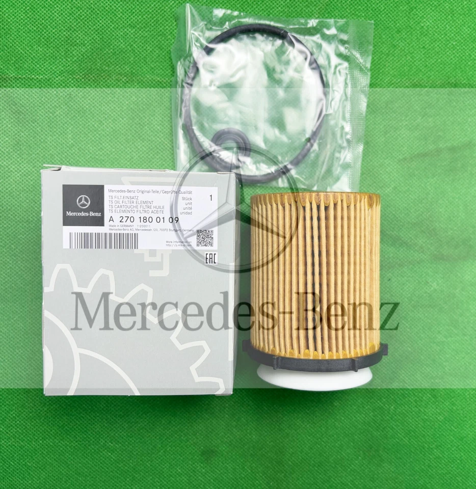 Kit de filtro de aceite de motor clase Mercedes-Benz genuino A C E CLA GLA GLC GLE NUEVO Foto 4 de 4