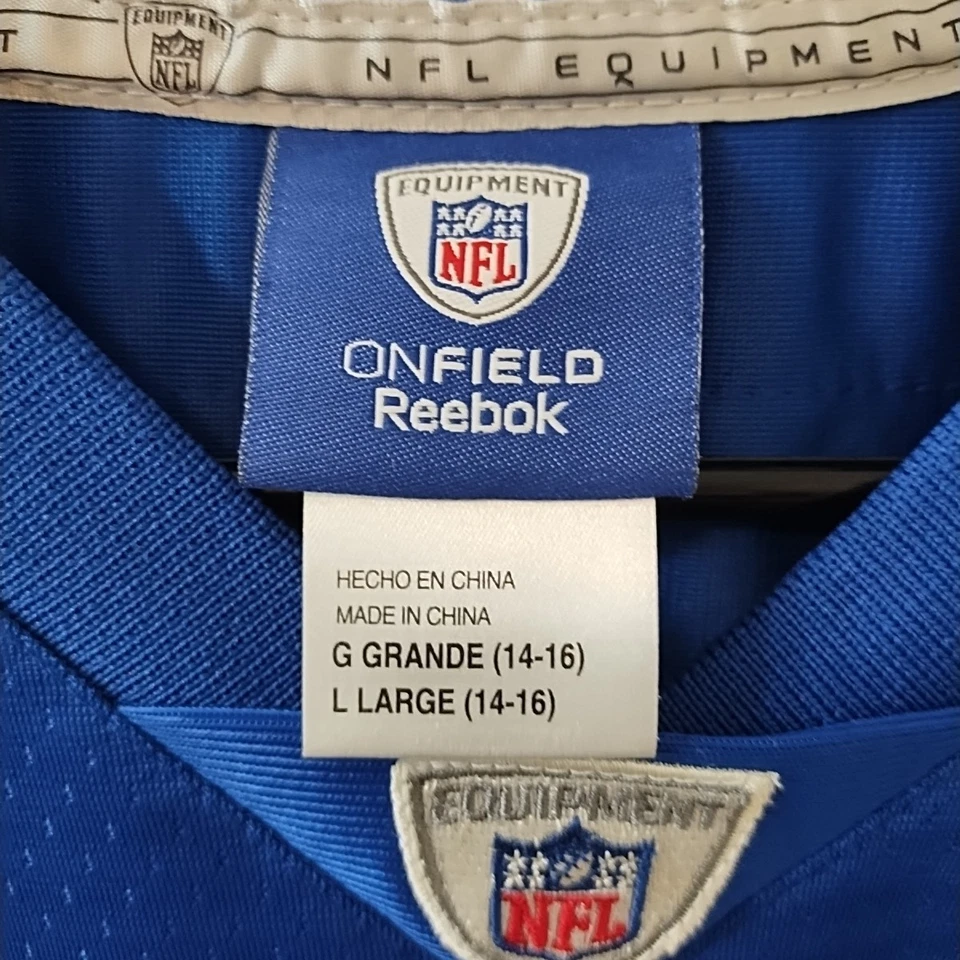 Camiseta NFL Onfield Reebok Peyton Manning Colts tamanho G - Imagem 4 de 4