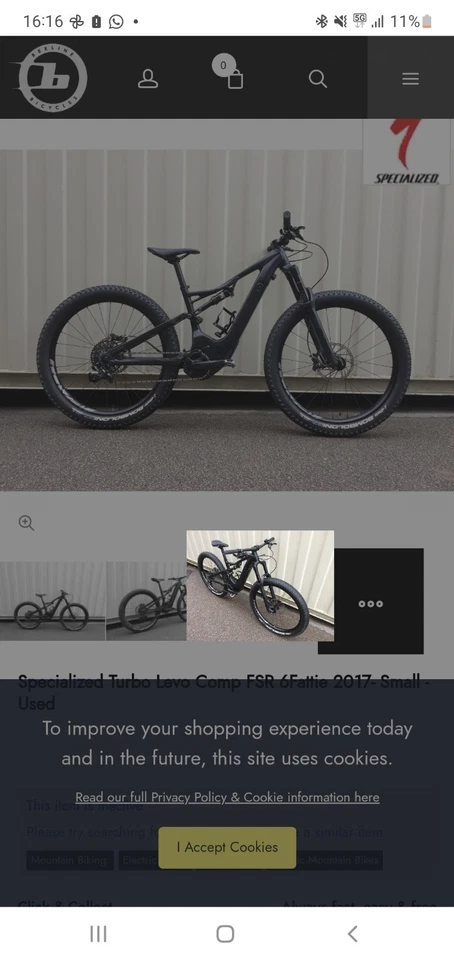 Specialized Turbo Levo Comp FSR 6Fattie 2019 - Large - gebraucht Sram AXS electronic  - Bild 2 von 4