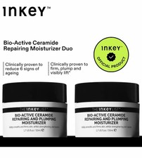 Image of The INKEY List Bio-Active Ceramide Moisturiser Duo- firm, plump and visibly lift