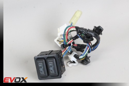 08-15 Mitsubishi lancer evolution x SWITCH heated SEATS buttons and harness 73
