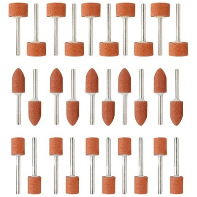 30Pcs Sanding Bits for Dremel Rotary Tool Grinding Stones Sanding Drill Bits wit