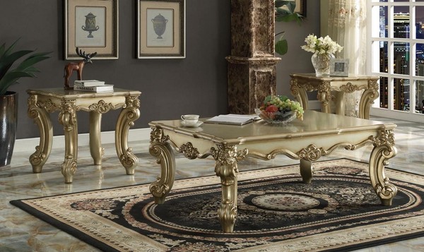 Edler Design Couchtisch Beistelltisch Sofa Wohnzimmer Tisch Barock Rokoko Neu-image