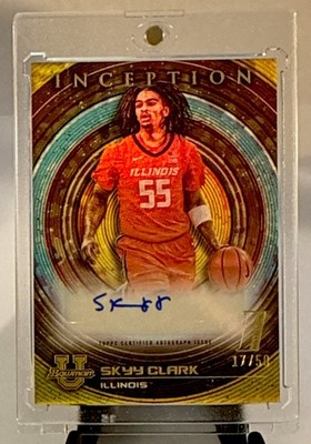 FB69) 2023 Inception SKYY CLARK Auto Gold 17/50 Illinois