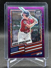 Jared Grindlinger 2026 Panini USA Stars & Stripes Prizm PURPLE Disco 61/99 #87