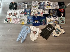 Vintage LOT Of 31 Kids Youth Mix Size Clothes 80s 90s Y2k cartoon sports Bundle