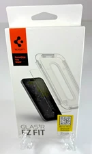 Spigen Screen Protector For iPjone 15 GLAStR Ez Fit 2 Pack AGL06903 New Sealed