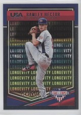 2018 Panini USA Baseball Stars & Stripes Longevity Rawley Hector #66 4s2