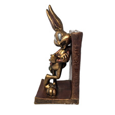 Very RARE BUGS BUNNY AUSTIN SCULPTURE STATUE Bookend WARNER BROS 1999