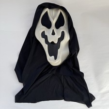 Vintage Easter Unlimited Scream Ghostface Mask Glow-In-The-Dark Squiggly Smile
