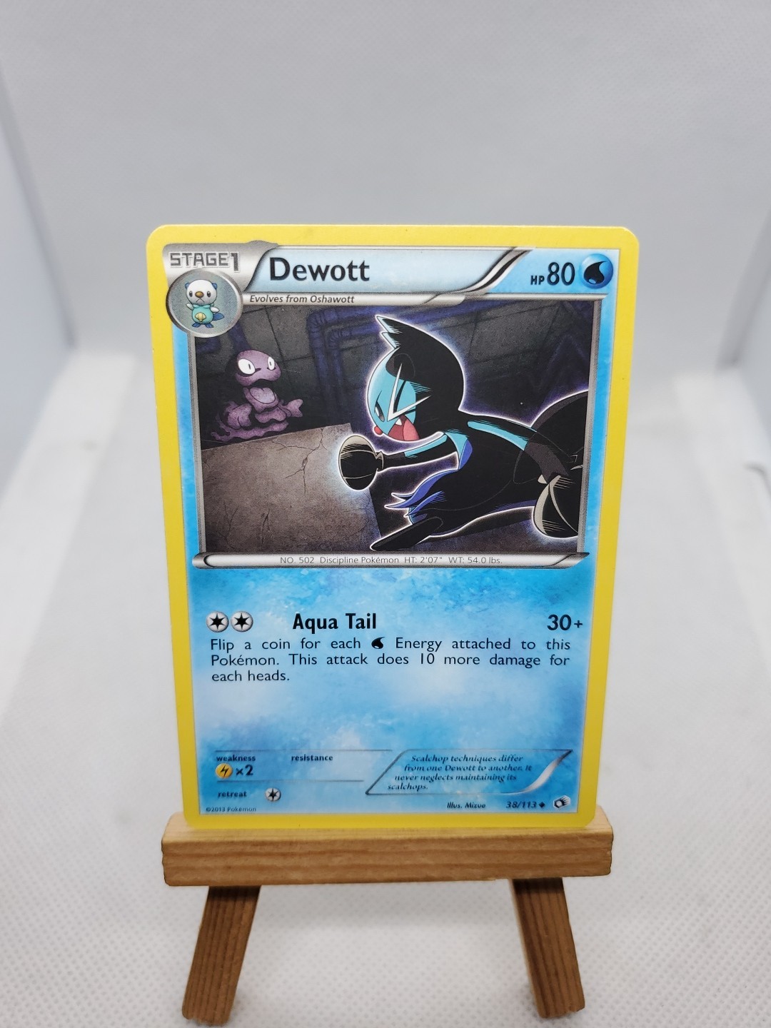 Pokemon DEWOTT Legendary Treasures 38/113 Black & White Card
