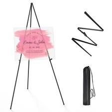 63 Inch Adjustable Metal Display Easel Stand Portable Tripod