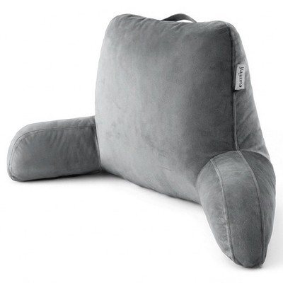 Yagamo Reading Pillow with Adjustable Memory Foam,Adult Backrest with Arms, B...