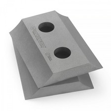 2 Genuine Rotatech Wood Chipper Blades To Fit Timberwolf 230 - NEW