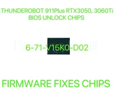 THUNDEROBOT 911Plus RTX3050, RTX3060Ti, NO PASSWORD BIOS CHIP 6-71-V15K0-D02