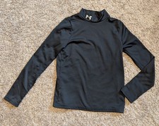 Boys Under Armour Fitted Athletic Layer Shirt Coldgear Sz. Small VGUC