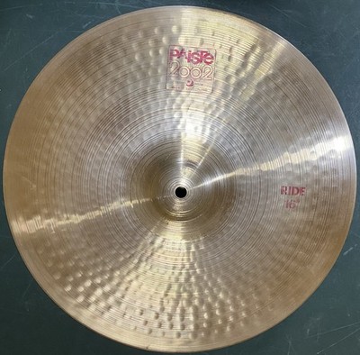 Paiste Serie 2002 Logo Red Ride 16 Zoll Made in SWITZERLAND Serie 395631