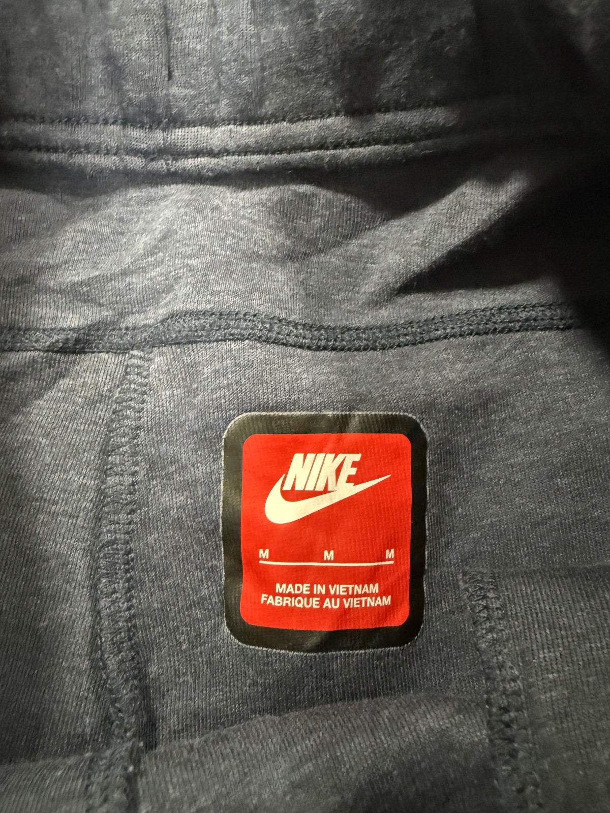 Nike Tech Fleece Sweatpants Mens Medium Blue Zip Pockets Joggers Drawstring thumbnail 6