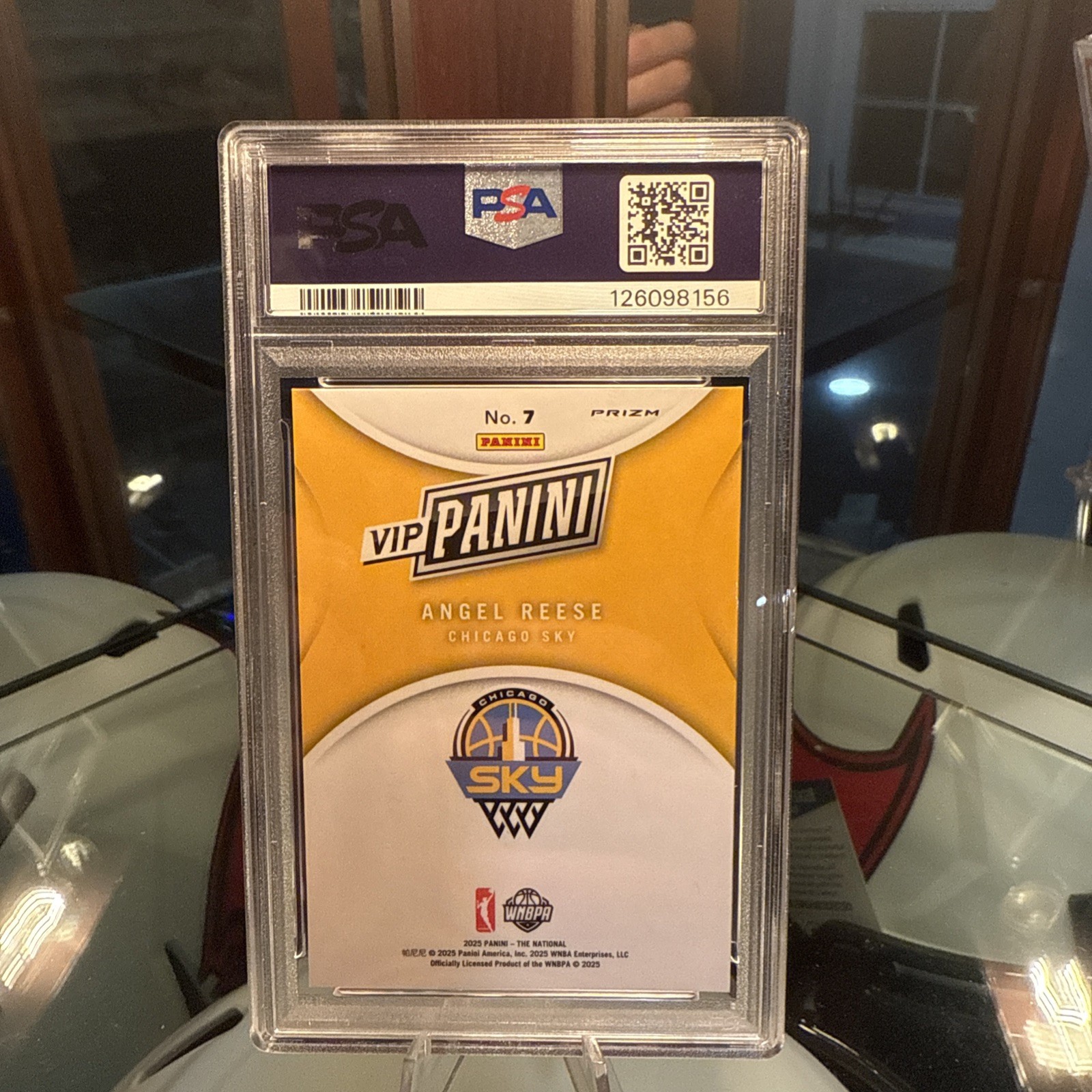 ANGEL REESE 2025 Panini National VIP Gold Pack BAJA Blast SSP Chicago Sky PSA 9  view 2