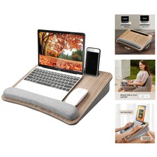 Stylish Portable Laptop Desk with Storage - Perfect for Students  Professionals