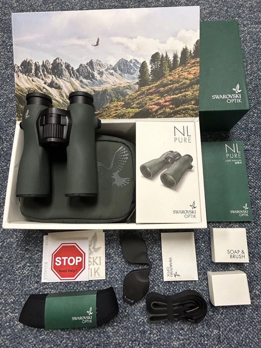 Swarovski NL Pure 12x42 Binoculars Green - New in Open Box | eBay